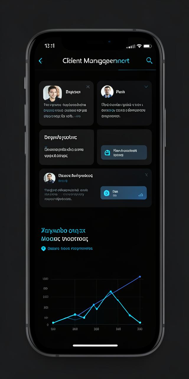 The mobile version of a website we built